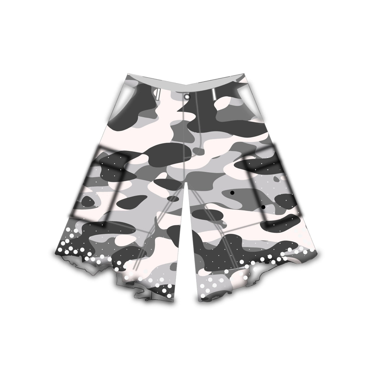 “Stardust” Camo Cargo Shorts - Oblivio