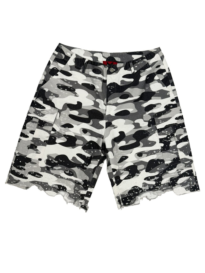 “Stardust” Camo Cargo Shorts - Oblivio